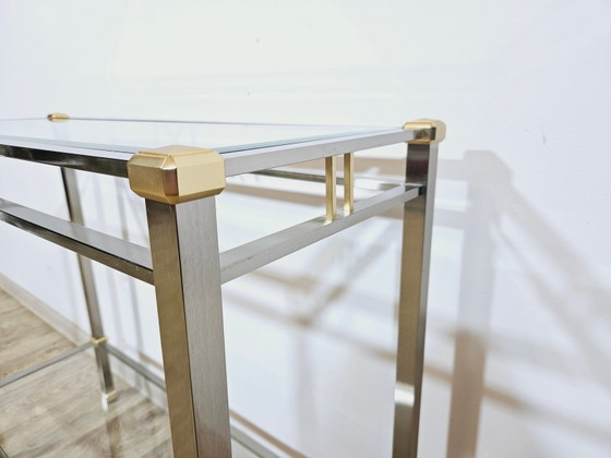 Hollywood Regency Konsolentisch – Metal, Chrome (photo 4 of 15)