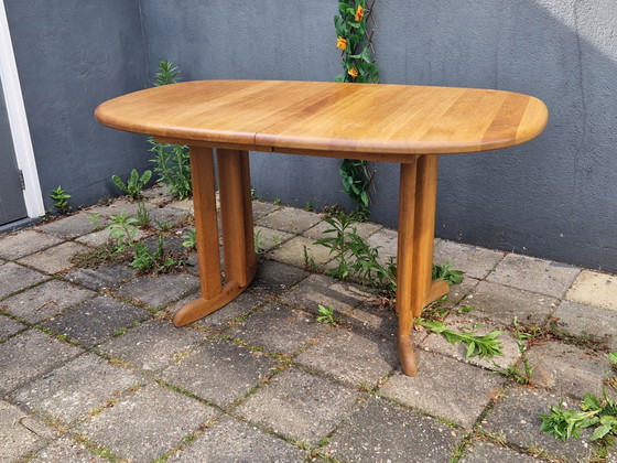 Image 1 of Danish extendable teak dining table 240cm