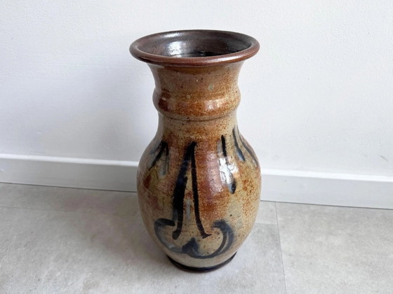 1x Large Vintage Studio Ceramic Floor Vase / Vase (photo 4 of 8)