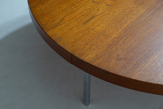 Runder Couchtisch von Koh Liang Le – Artifort, Beistelltische, Holz, Metall (photo 9 of 10)