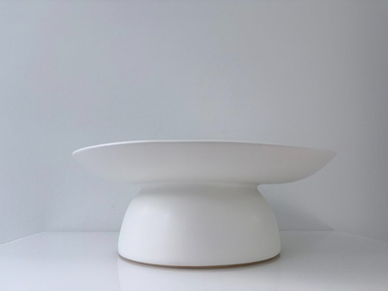 Ciotola Design Bianca su Piedistallo – Forma Organica – Ciotole, Ceramic (photo 9 of 13)