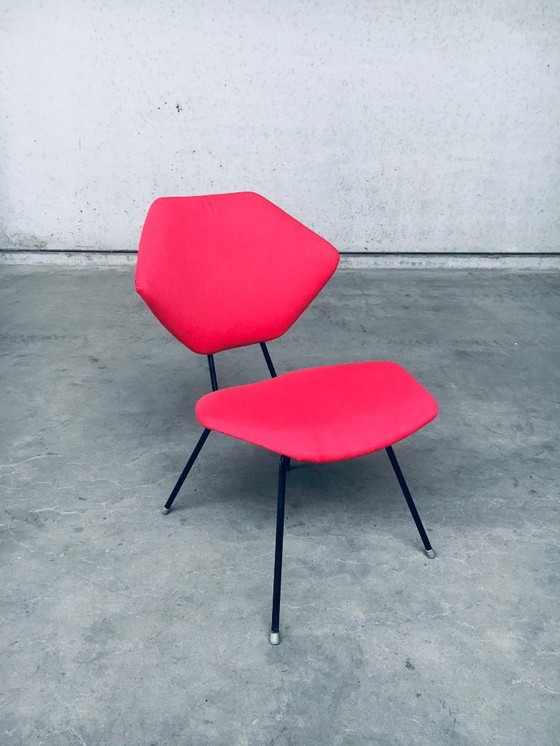 Image 1 of Midcentury Modern Design Low Side Chair set, Italy 1950's