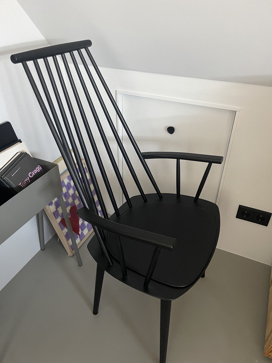 Image 1 of Hay J110 Incl. Black Leather Cushion