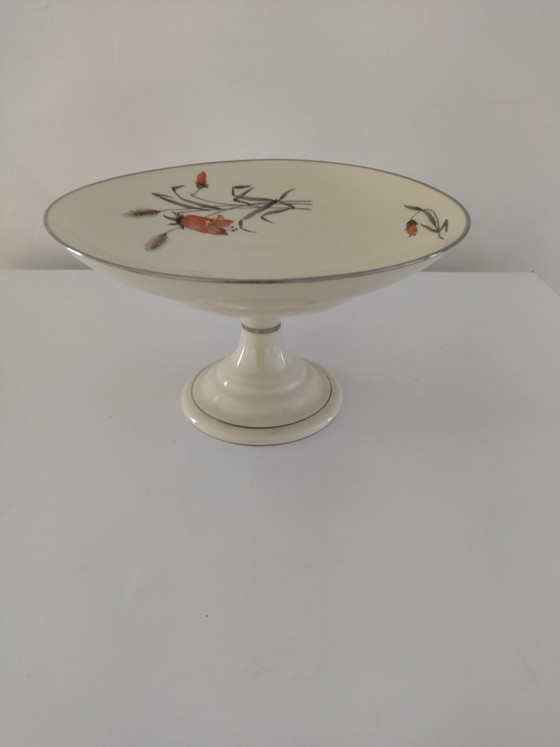Art Deco Fruit Bowl/Compotier on Stand, 1918-1930 – Robert Hank, Tableware, Porcelain (photo 10 of 13)
