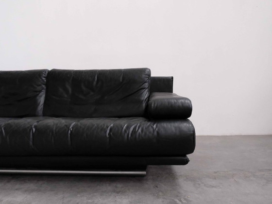 Image 1 of Divano vintage a tre posti in pelle Rolf Benz 6500