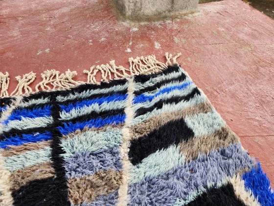 Beni Ouarain rug 300x130 cm – Handmade piece in thick wool, – Rugs & carpets, Modern (photo 8 of 10)