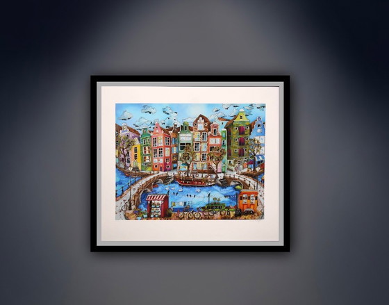 Image 1 of Linnea Pergola: "Amsterdam, 2019."  Giclee, hand-signed and signed with E.A.
