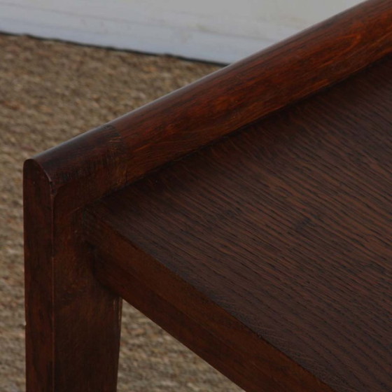 Image 1 of Mesa de centro de roble de René Gabriel para Lieuvin, 1946