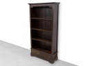 Koloniales Bücherregal dunkel - Massivholz