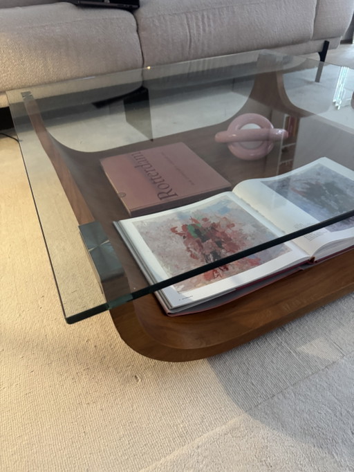 Magnifique table basse en verre