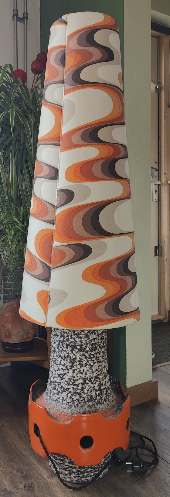 Image 1 of Retro/vintage Fat Lava ceramic floor lamp