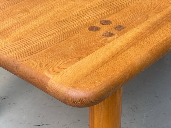 Vintage Solid Wood Table - Ash - 1970s – Dining tables (photo 7 of 9)