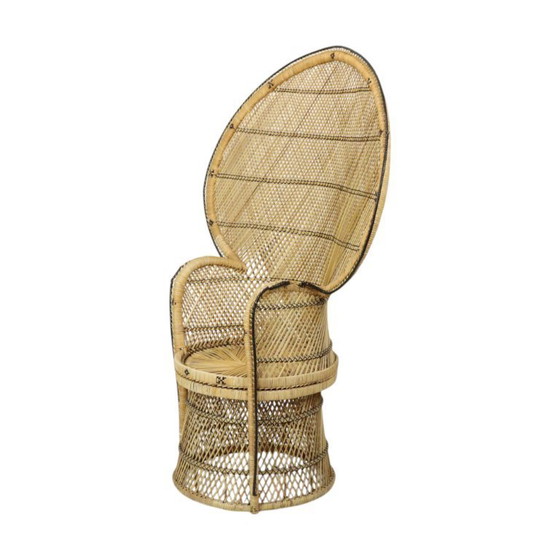 Image 1 of Silla Pavo Real Ratán Silla Emanuelle XL