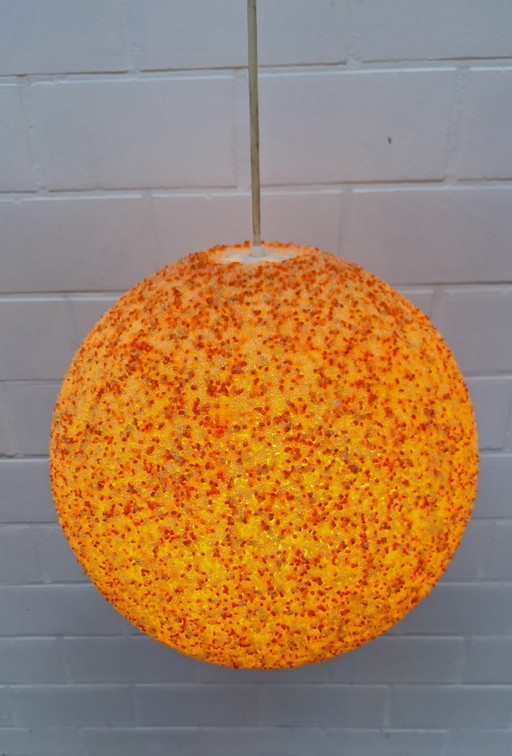 Sugar ball ceiling lamp, space age.