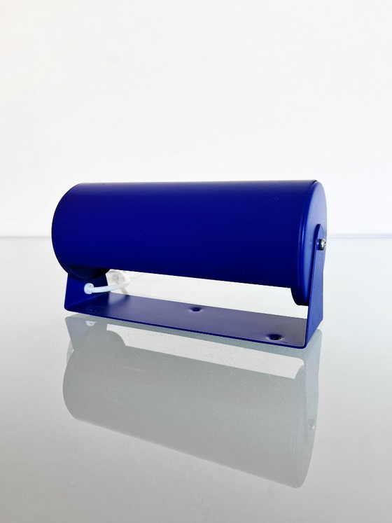 Image 1 of Vintage IKEA lod V413 blauwe wandlamp muurlamp