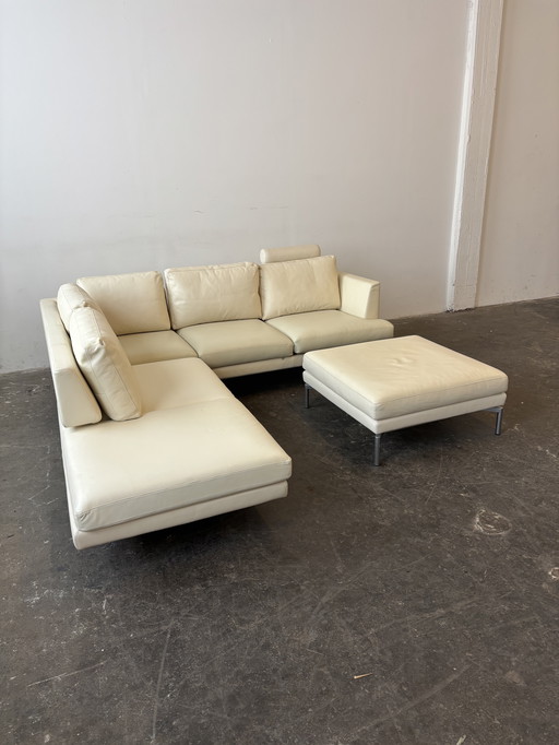 Walter Knoll Good Time designer sofa couch beige 