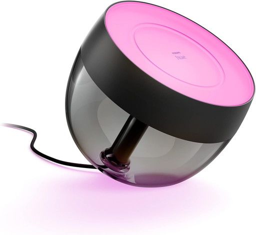 Philips Hue White & Color Ambiance, lampe Iris, compatible Bluetooth, Noir, fonctionne avec Alexa, Google Assistant et Apple Hom