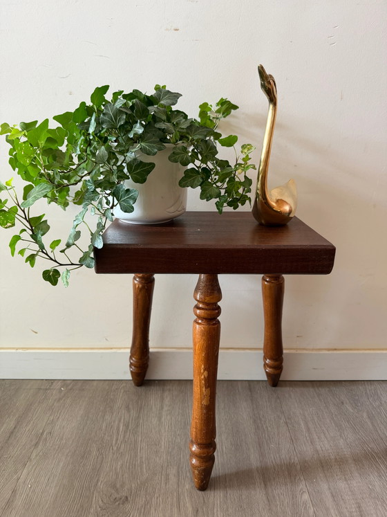 Super cute vintage plant stand – Plant table, Wood (photo 5 of 8)