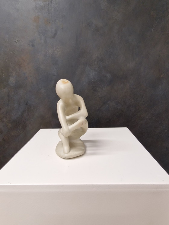 Image 1 of Cycladisch beeld "de denker"