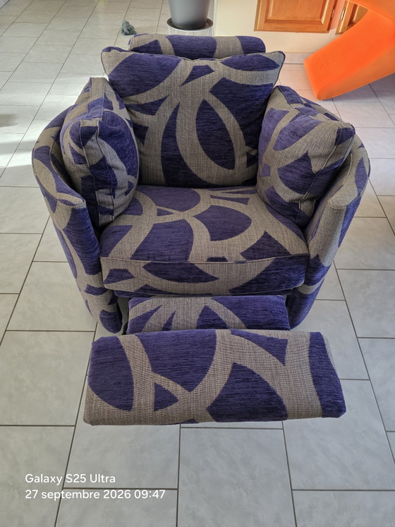 Fauteuil Design – FAMA, Metal, Textile (photo 5 of 5)