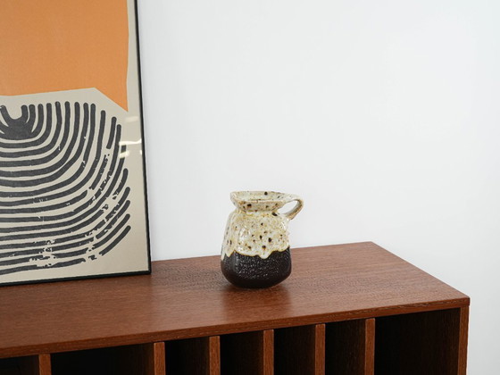 Image 1 of Ceramic vase with a handle, Danish design, 1960s, made in Denmark