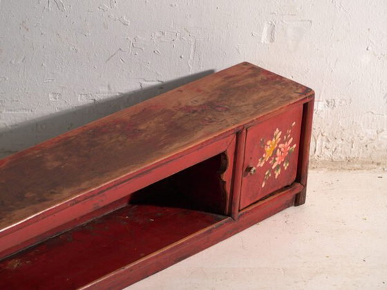 Antiker niedriger Schrank aus Ulmenholz – China, um 1900 – Sideboard, Gold, Iron, Rustic (photo 16 of 40)