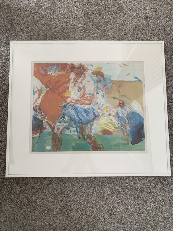 Jan van Diemen “Hockey” – Litografías y grabados, Glass, Paper (photo 6 of 6)