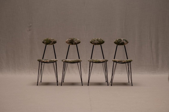 Image 1 of Juego italiano de sillas de comedor de mediados de siglo, años 60