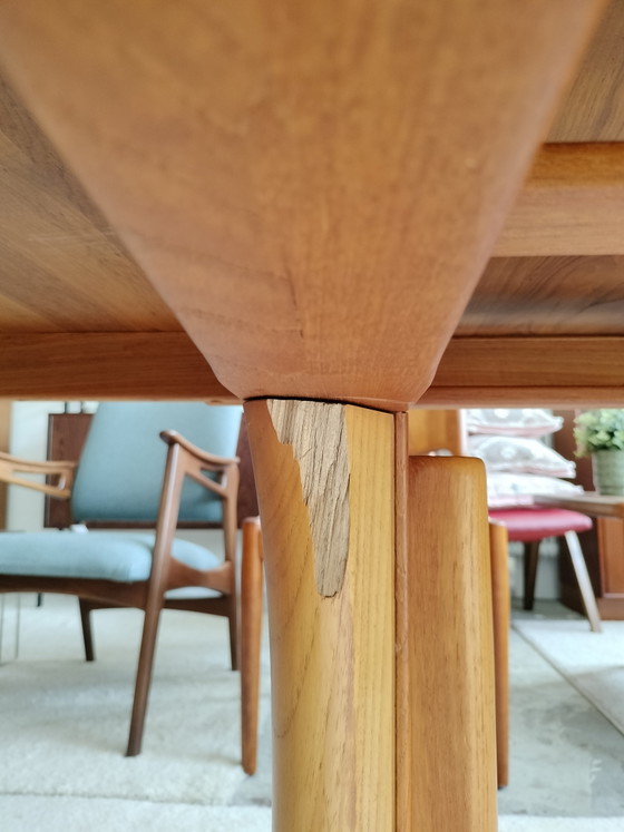 Image 1 of Vintage, Danish teak extendable oval dining table