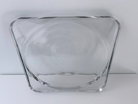 Coupe en Verre Lourd Vintage 28 Cm – Design Géométrique – Objets déco, Glass (photo 5 of 17)
