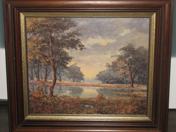 Image 1 of 2 cuadros de paisajes holandeses.