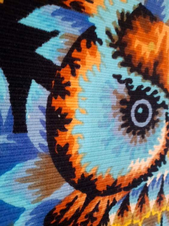 Image 1 of Tapiz mural de búhos, Alain Cornic, 1960