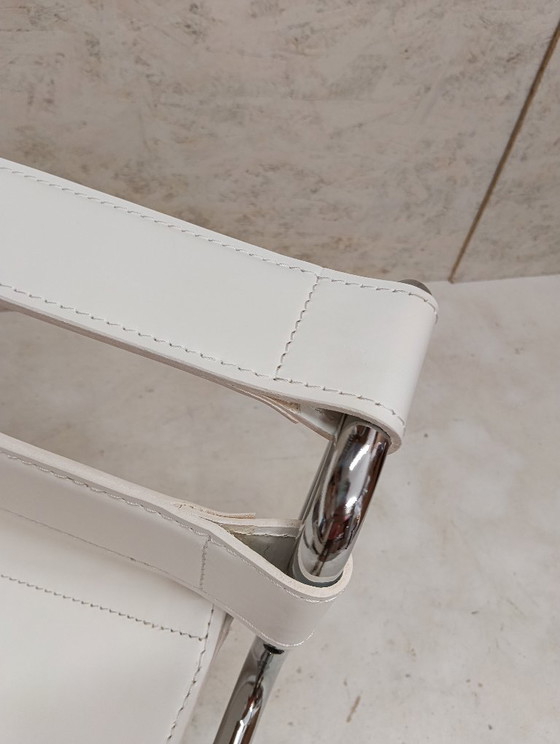 KNOLL Studio Poltrona WASSILY B3 NUOVA, in Cuoio Bianco – Poltrone, Leather (photo 42 of 83)