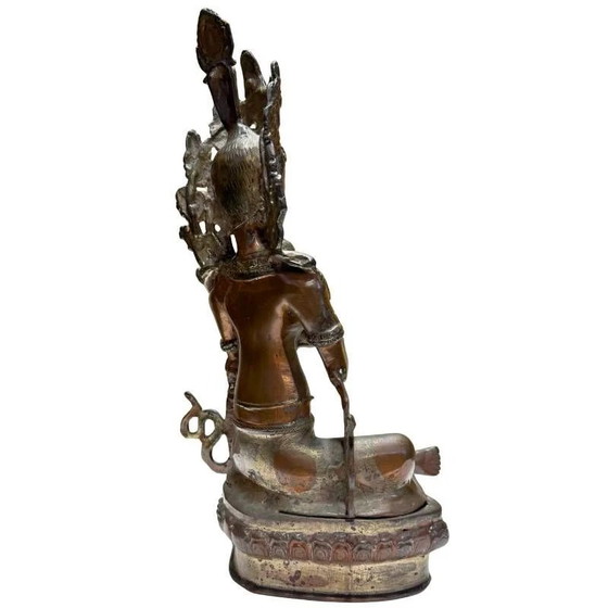 Antique Bronze Tara in Kataka Mudrā – Himalaya – Sculpture (photo 4 of 10)