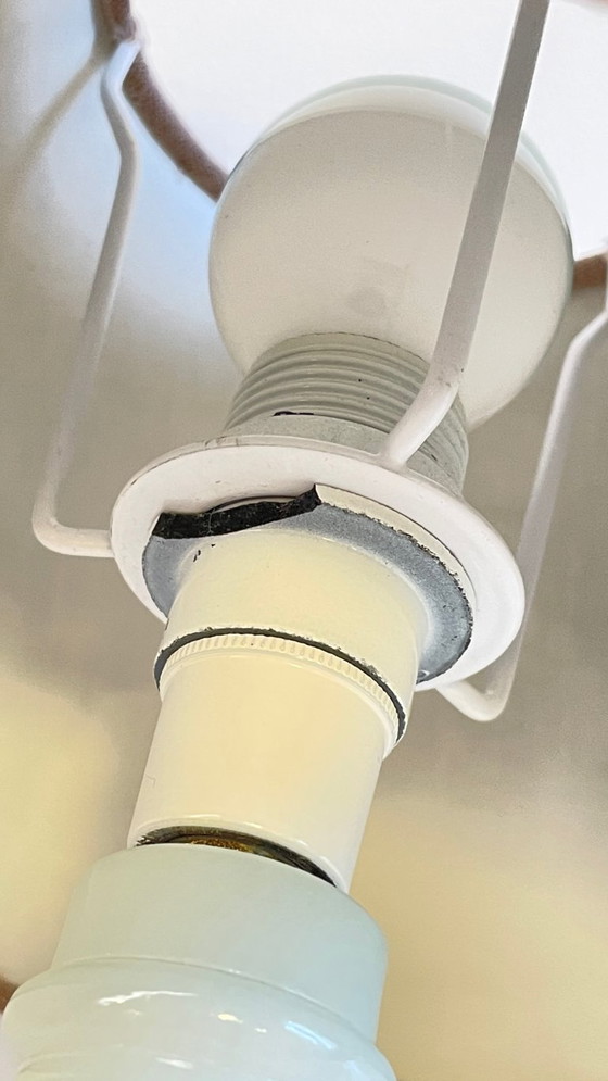 Image 1 of Vintage white marble lamp