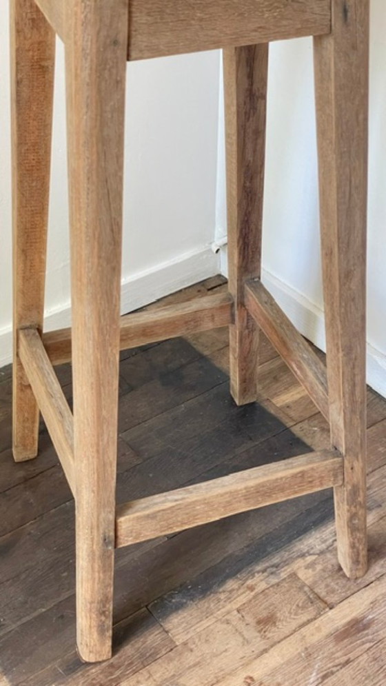 Vintage Oak Craftsman's Stand – Nightstands, Wood (photo 20 of 29)