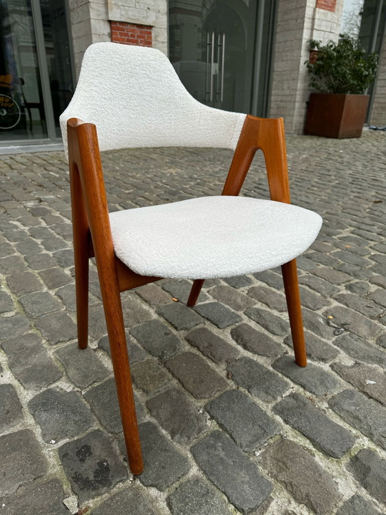 Image 1 of 6 "Compass" Chairs, By Kai Kristiansen, Denmark, 1960's
