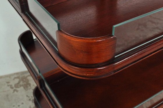 Image 1 of Vintage Etagere Mahogany 1950s