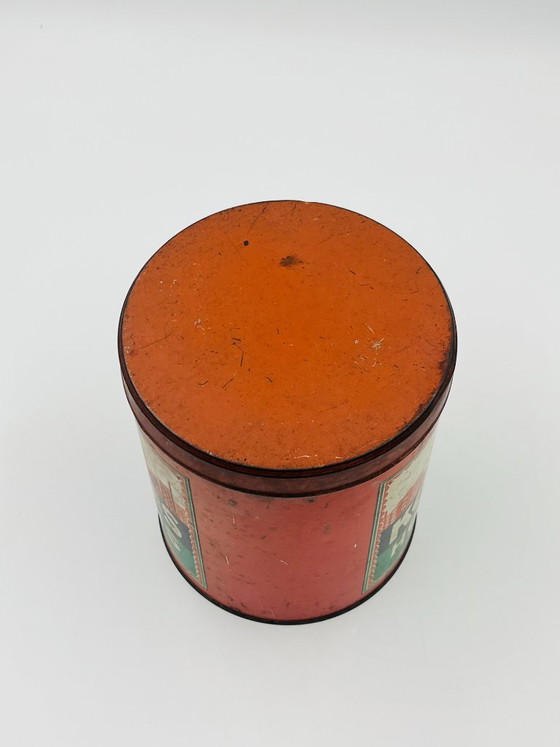 Lata antigua de café Koffies Hostens en metal litografiado. – Accesorios de cocina (photo 6 of 8)