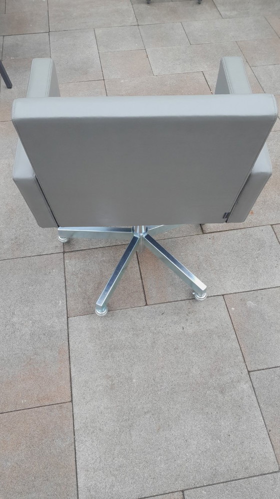 Image 1 of 6x lensvelt avl office chairs full leather