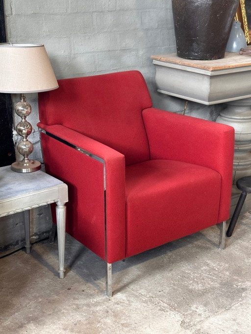 2x poltrone Morso Steel disegnate da Enrico Franzolini