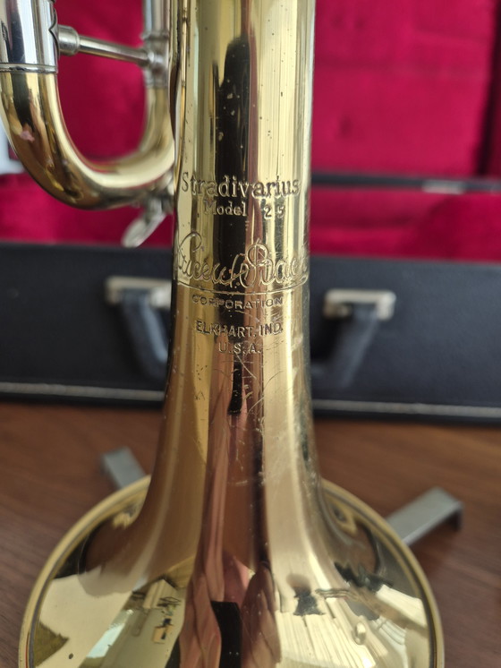 Image 1 of Vintage Bach Stradivarius Trumpet Model 25