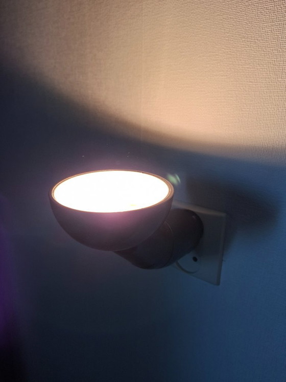 Vintage Deense bruine stekkerlamp Van Bendt Hansen – DL-Lampen, Spotjes, Kunststof, Metaal (photo 2 of 18)