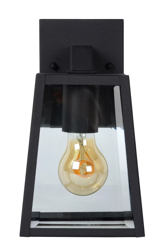 Lucide Matslot - Wall lamp indoor/outdoor E27 - Black, Wall lights, Metal, Modern (photo 4 of 4)
