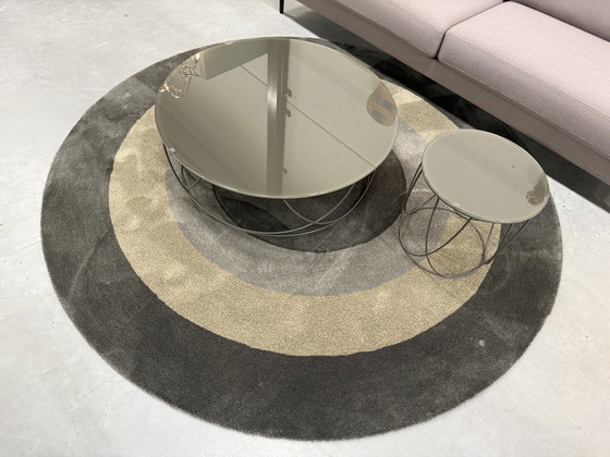 Image 1 of Rolf Benz 8770 Juego de mesa de centro de cristal D95xH30cm