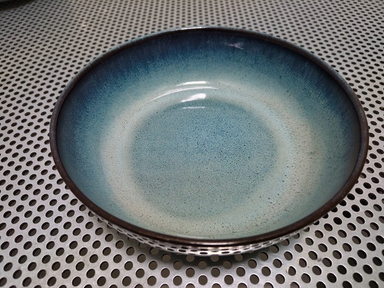 Image 1 of Ensemble de 4 bols en faïence bleue