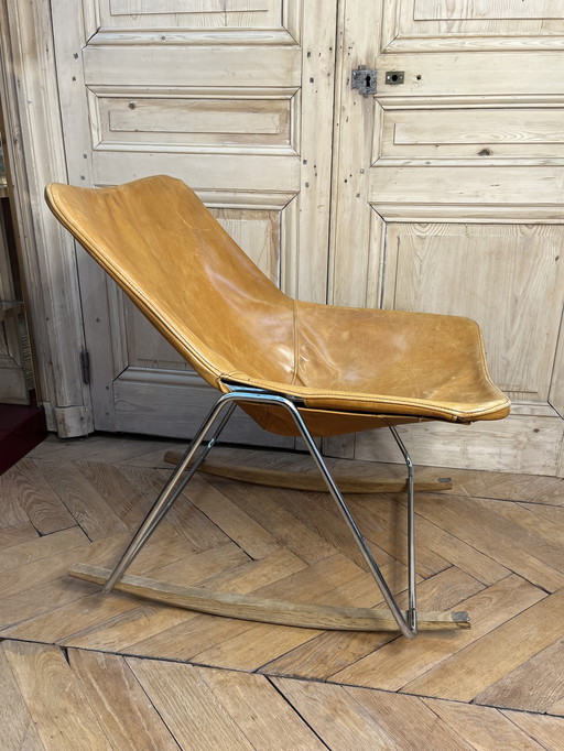 Pierre Guariche Rocking armchair model "G1