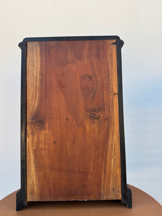 Chevet bois sculpté marqueté oriental ancien, Tables de nuit, Marron (photo 13 sur 15)