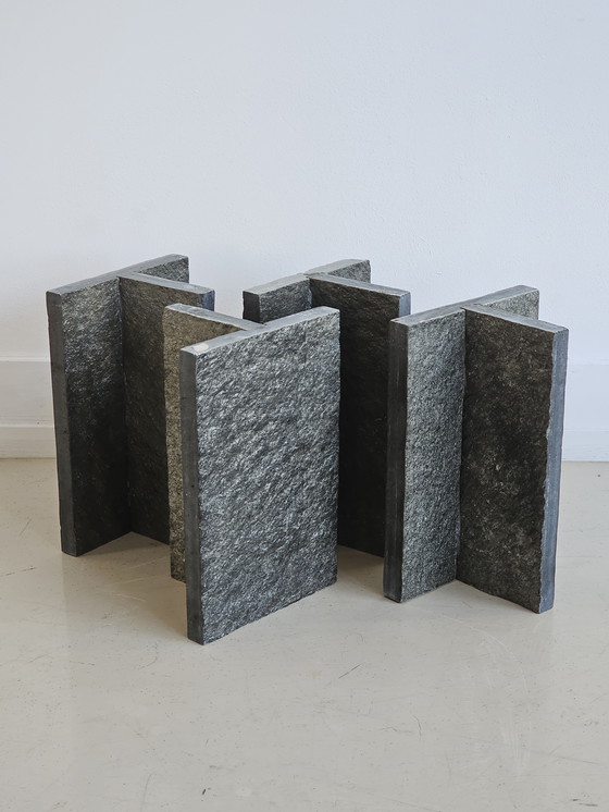 Image 1 of Tavolino da caffè vintage in ardesia