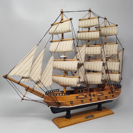 1970s Astonishing MayFlower Model Ship. Handmade. Made in England